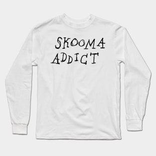 dark and gritty skooma addict Long Sleeve T-Shirt